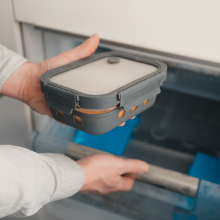 VORRATSBOX Glas inkl. Schutz & Ventil | 370ml