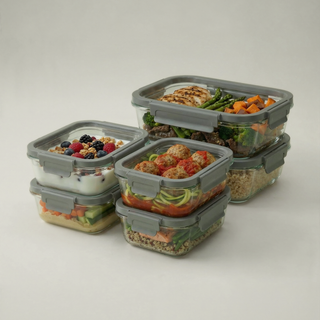 FRISCHEFACH | 6x VORRATSBOX Glas