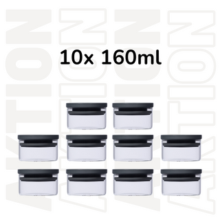 !!AKTION!! VORRATSGLÄSER | 10x 160ml | ALTES Logo auf Boden