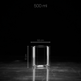 "Ersatz" | Vorratsglas | 500ml (OHNE Deckel & Dichtung)